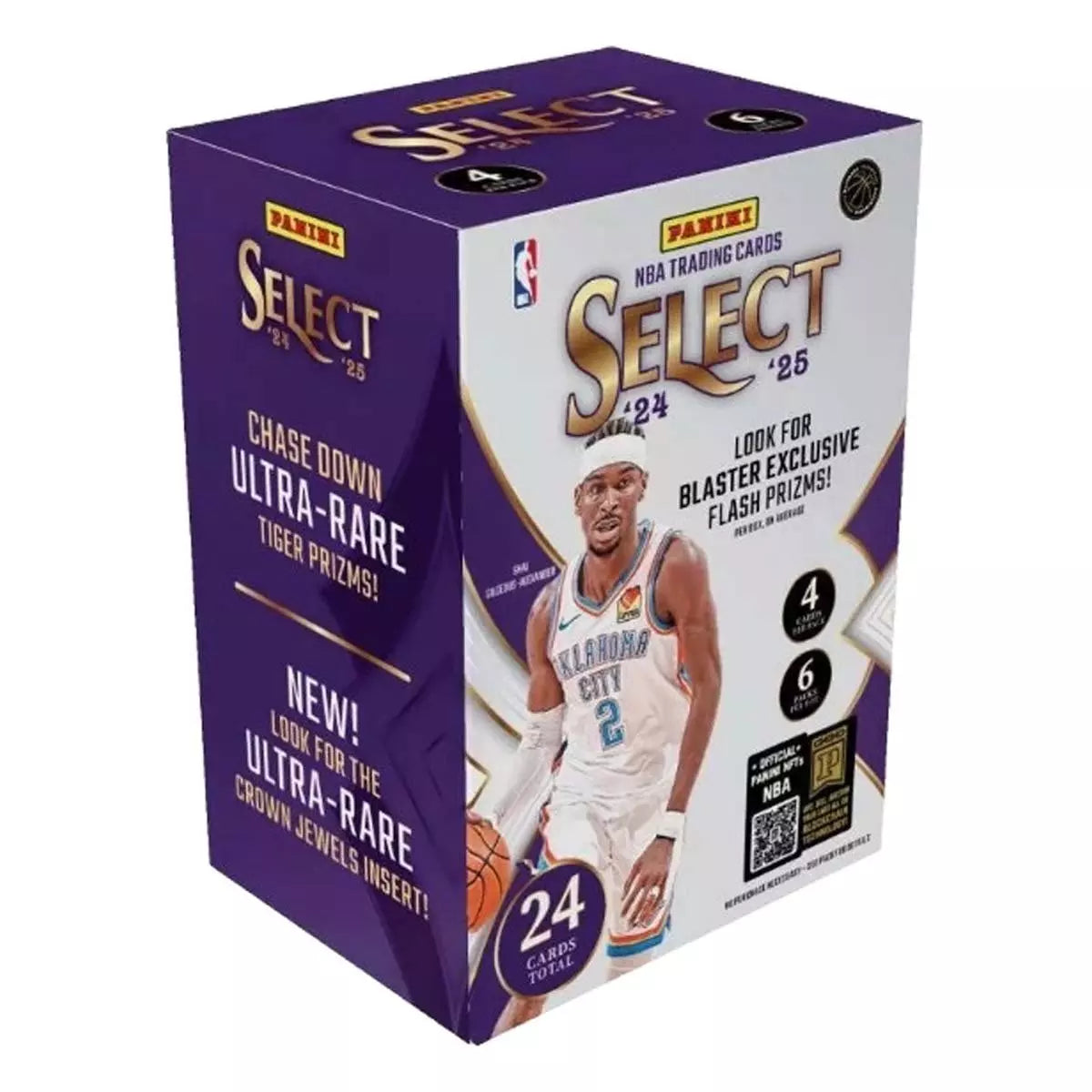 2024-25 Panini NBA Select Basketball Trading Card Blaster Box