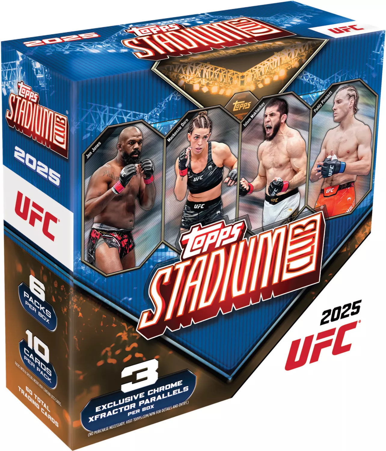 Topps 2025 Stadium Club UFC Mega Box - Factory Sealed