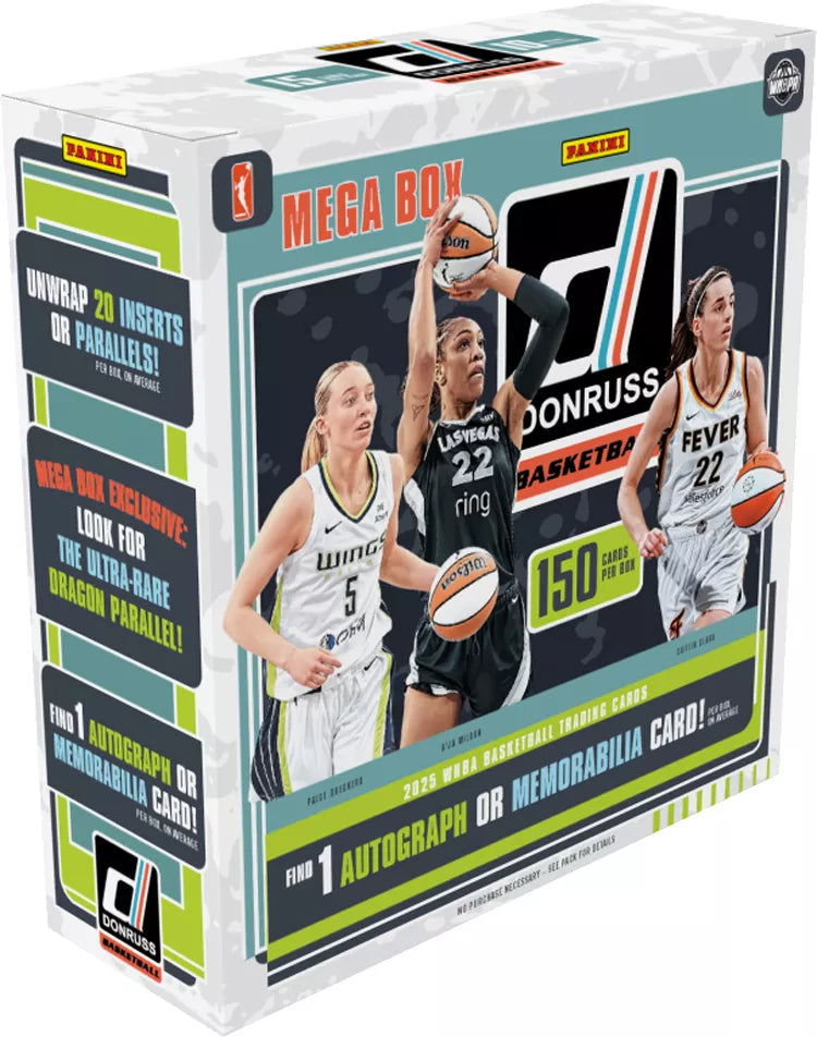 2025 Panini WNBA Donruss Mega Box - Factory Sealed